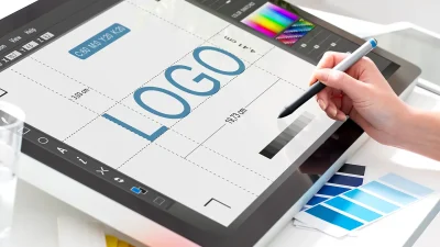 Logo design tutorial illustrating the strategic process of how to design your logo from concept to brand identity